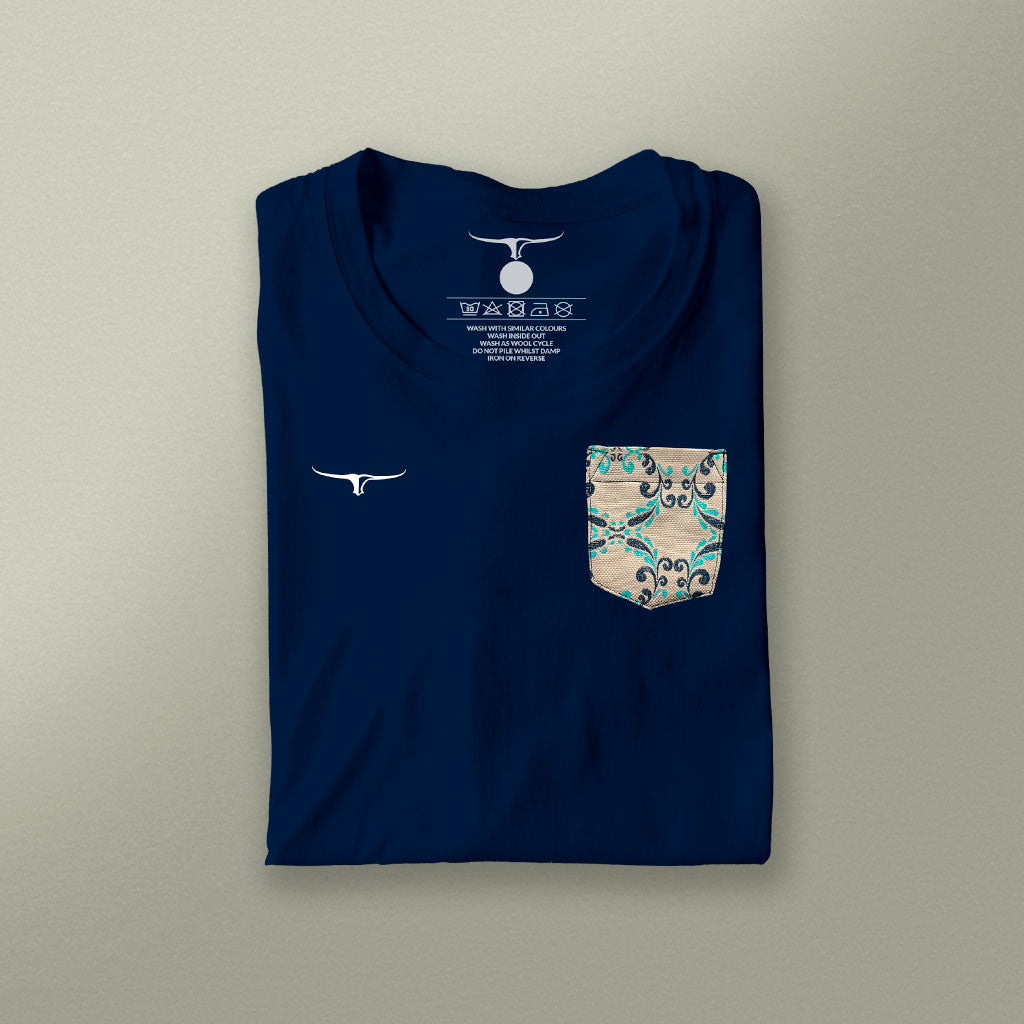 T- SHIRT BLUE VELVET