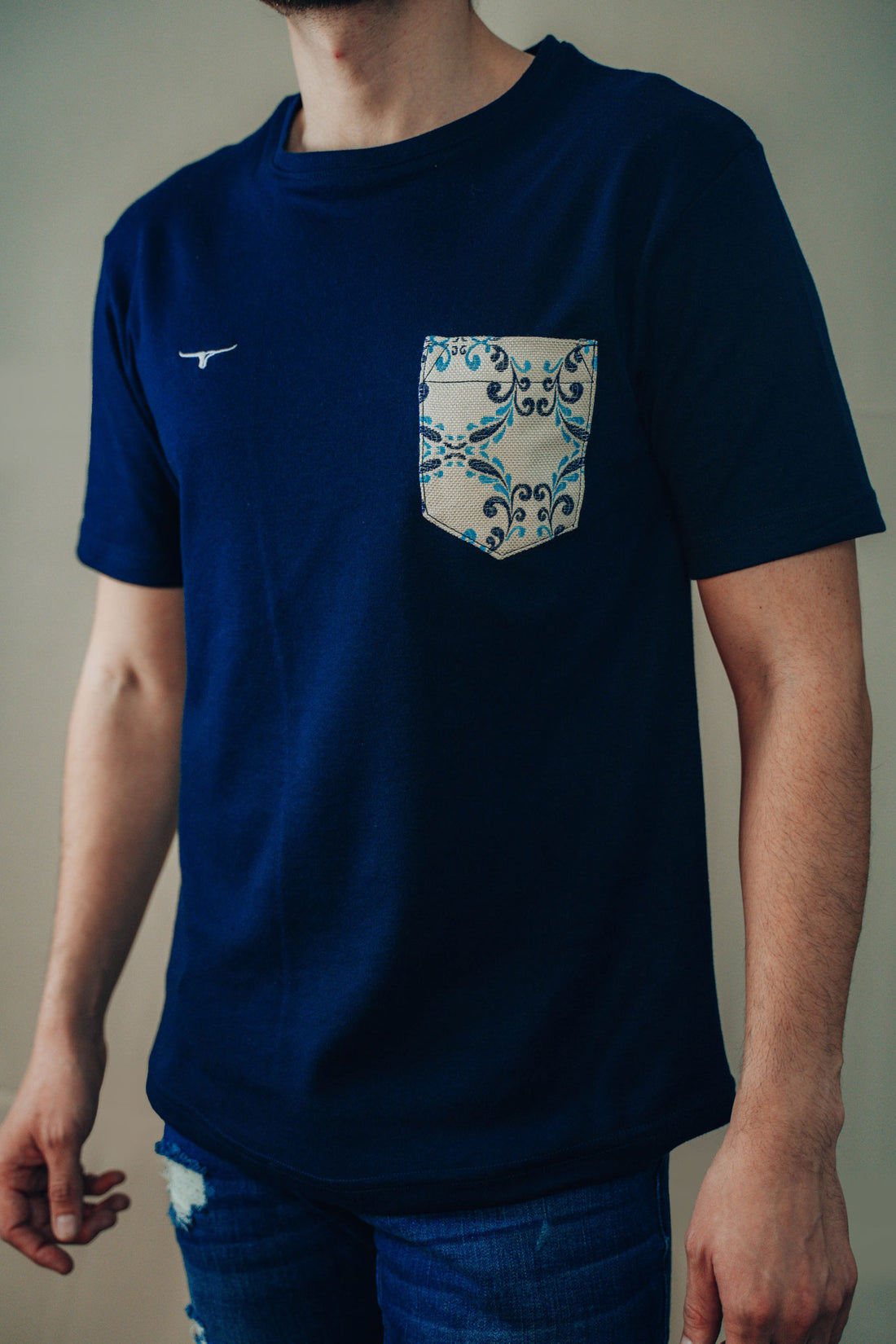 T- SHIRT BLUE VELVET