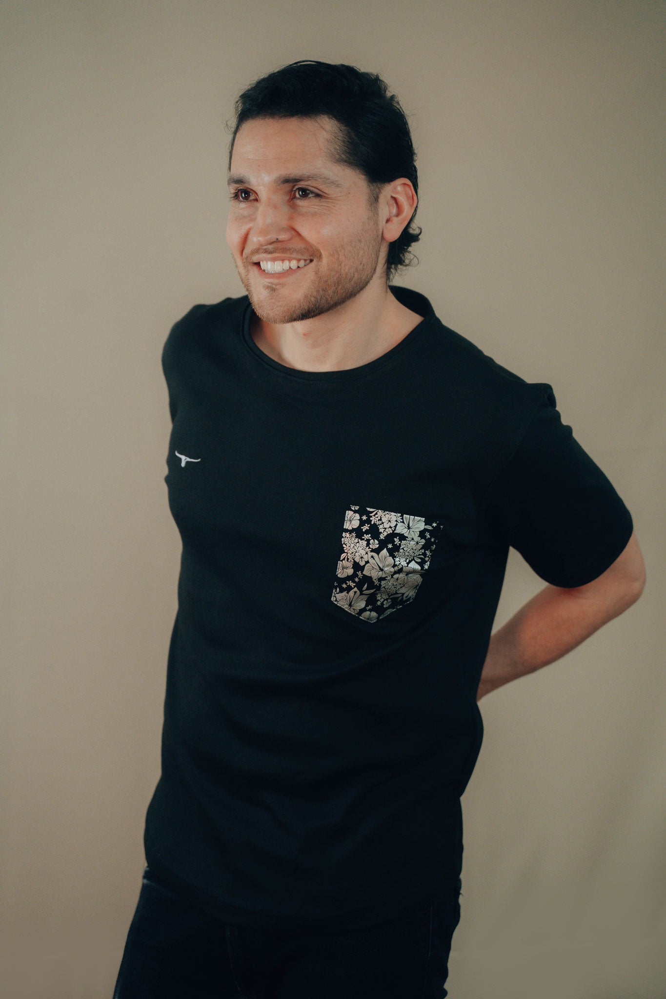 T-SHIRTS SILVER FLOWERS