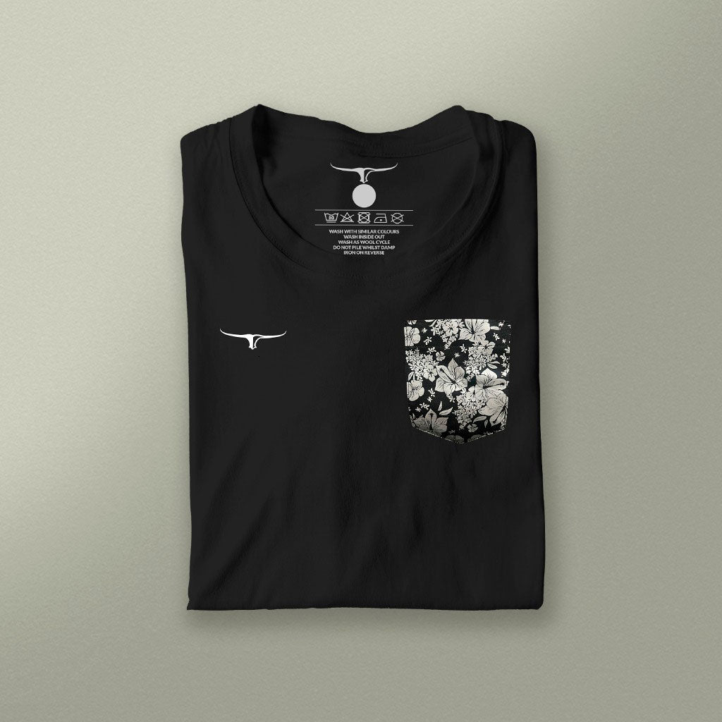 T-SHIRTS SILVER FLOWERS