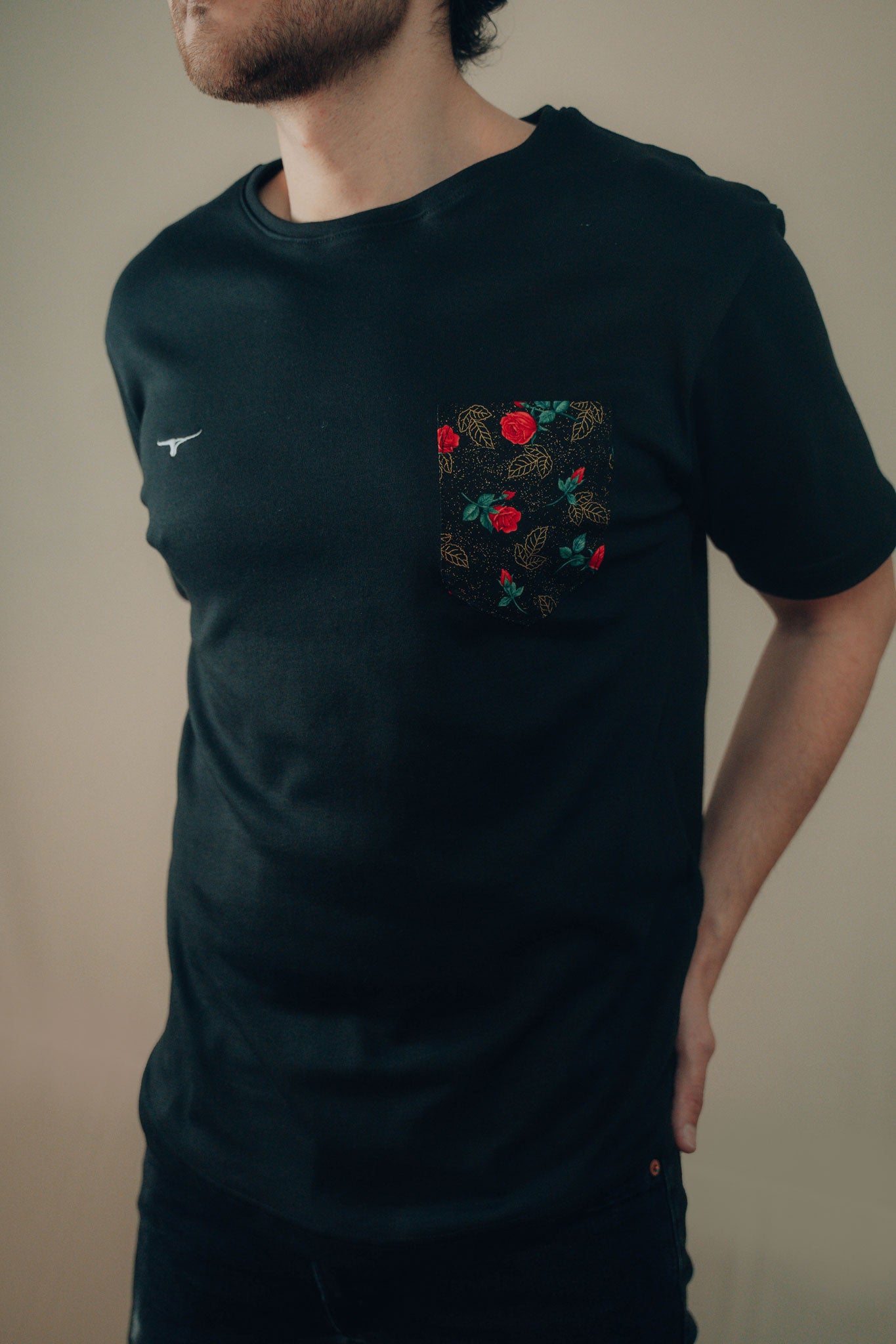 T-SHIRT GOLD AND ROSE